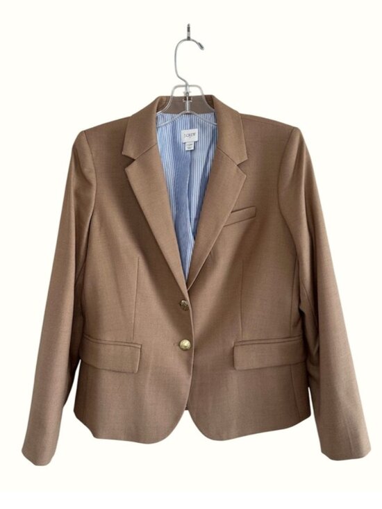 J. Crew Jackets & Blazers - J. Crew Original Schoolboy Blazer, 10P, Camel Tan Classic Preppy